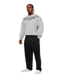 Fade Graphic Long Sleeve T-Shirt oversized fit Light Grey Core Marl - Unmatched Kicks - GYMSHARK