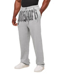 Fade Graphic Straight Leg Jogger oversized fit Light Grey Core Marl - Unmatched Kicks - GYMSHARK