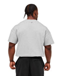 Fade Graphic T-Shirt extreme oversized fit Light Grey Core Marl - Unmatched Kicks - GYMSHARK