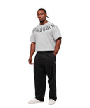 Fade Graphic T-Shirt extreme oversized fit Light Grey Core Marl - Unmatched Kicks - GYMSHARK