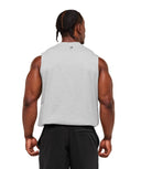 Fade Graphic Tank oversized fit Light Grey Core Marl - Unmatched Kicks - GYMSHARK