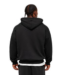 Fade Graphic Zip Up Hoodie extreme oversized fit Black - Unmatched Kicks - GYMSHARK