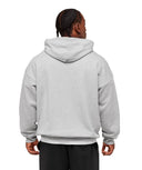 Fade Graphic Zip Up Hoodie extreme oversized fit Light Grey Core Marl - Unmatched Kicks - GYMSHARK