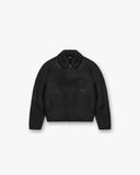 Faux Shearling Jacket - Jet Black - Unmatched Kicks - REPRESENT