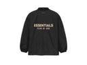 Fear of God Essentials Coaches Jacket Jet Black (FW23) - Unmatched Kicks - ESSENTIALS