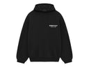 Fear of God Essentials Fleece Hoodie (FW24) Black - Unmatched Kicks - ESSENTIALS