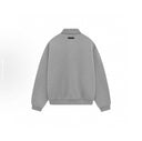 Fear of God Essentials Fleece Polo Dark Heather - Unmatched Kicks - ESSENTIALS
