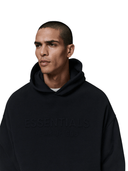 Fear of God Essentials Hoodie Jet Black - Unmatched Kicks - ESSENTIALS