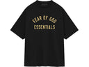 Fear of God Essentials Jersey Crewneck Tee Black - Unmatched Kicks - ESSENTIALS