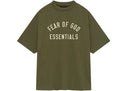 Fear of God Essentials Jersey Crewneck Tee MILITARY - Unmatched Kicks - ESSENTIALS