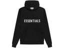Fear of God Essentials Knit Pullover Hoodie (SS21)Black - Unmatched Kicks - ESSENTIALS