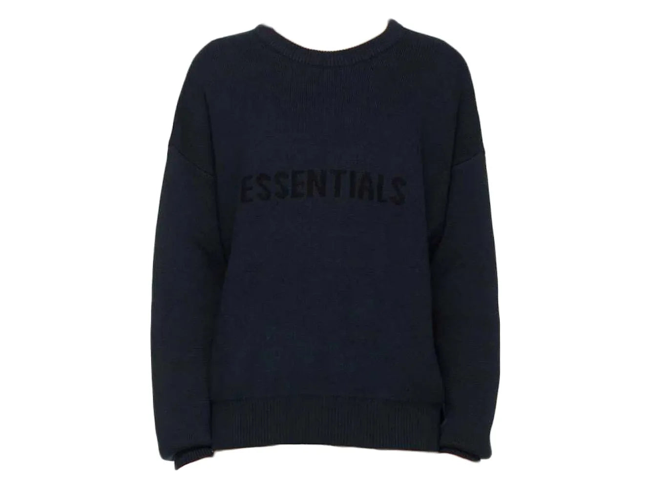 FEAR OF GOD ESSENTIALS X SSENSE KNIT SWEATER DARK NAVY