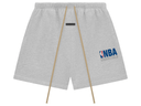 Fear of God Heather Gray NBA x ESSENTIALS Sweatshorts - Unmatched Kicks - ESSENTIALS