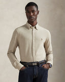Featherweight Mesh Shirt Tuscan Beige Heather - Unmatched Kicks-ralph lauren