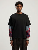 Flames Hybrid Long - Sleeve Shirt - Unmatched Kicks - Palm Angeles