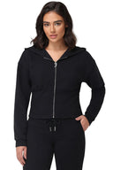 Fleece Corset Hoodie Liquorice - Unmatched Kicks - Juicy Couture