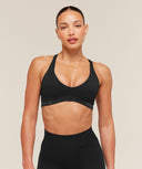 Flex Reinvented Sports Bra light support Black - Unmatched Kicks - GYMSHARK