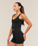 Flex Reinvented Tank Top Black - Unmatched Kicks - GYMSHARK