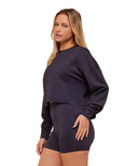Flow Long Sleeve Top Midnight Purple - Unmatched Kicks - GYMSHARK