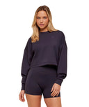 Flow Long Sleeve Top Midnight Purple - Unmatched Kicks - GYMSHARK