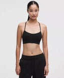 Flow Y Bra Nulu Light Support, A–C Cups Black - Unmatched Kicks-LULULEMON