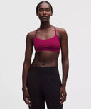 Flow Y Bra Nulu Light Support, A–C Cups Raspberry Rave - Unmatched Kicks-LULULEMON