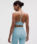 Flow Y Bra Nulu Light Support, A–C Cups Seafoam - Unmatched Kicks-LULULEMON