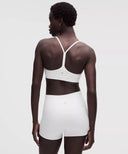 Flow Y Bra Nulu Light Support, A–C Cups White - Unmatched Kicks-LULULEMON
