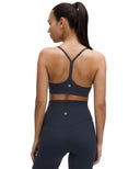 Flow Y Bra Nulu Light Support True Navy - Unmatched Kicks - LULULEMON