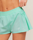 Flutter Woven Shorts regular Pop Turquoise - Unmatched Kicks - GYMSHARK