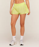 Flutter Woven Shorts regular Sorbet Yellow - Unmatched Kicks - GYMSHARK