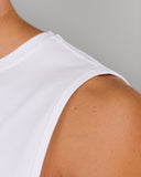 Force Core Cutoff - White - Unmatched Kicks - Alphalete