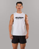 Force Core Cutoff - White - Unmatched Kicks - Alphalete