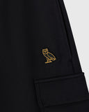 French Terry Cargo Short - Black - Unmatched Kicks - OVO