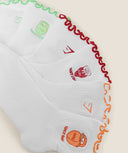 Fruity Graphic Midi Frill Socks 3pk - Unmatched Kicks - GYMSHARK