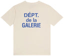 Gallery Dept. French Tee Cream Blue - Unmatched Kicks - Gallery department