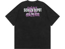 GALLERY DEPT SCREEN DEPT T - SHIRT BLACK - Unmatched Kicks - Gallery department