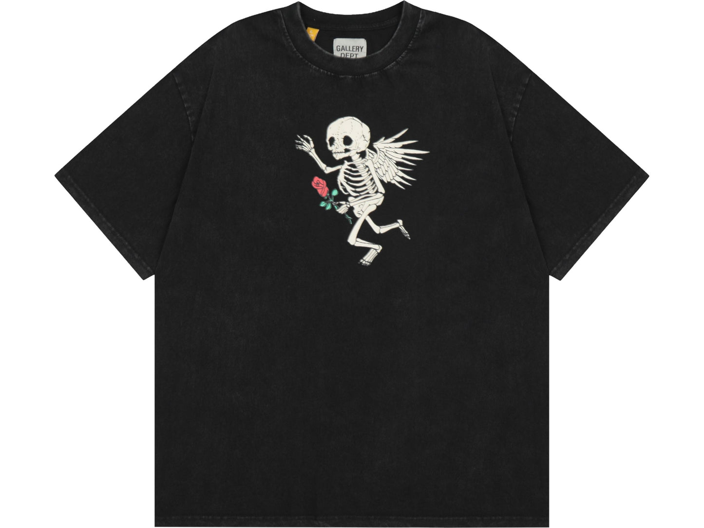 GALLERY DEPT FLYING SKULL T-SHIRT BLACK