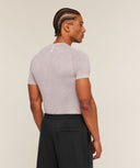Geo Seamless Grid T-Shirt slim fit Dawn Purple/Dusk Purple - Unmatched Kicks - GYMSHARK