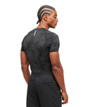 Geo Seamless T-Shirt slim fit Black/Charcoal Grey - Unmatched Kicks - GYMSHARK