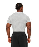 Geo Seamless T-Shirt slim fit Light Grey/Smokey Grey - Unmatched Kicks - GYMSHARK
