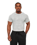 Geo Seamless T-Shirt slim fit Light Grey/Smokey Grey - Unmatched Kicks - GYMSHARK