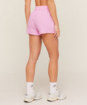 Gingham Shorts oversized fit Focus Pink/Soft White - Unmatched Kicks - GYMSHARK
