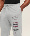 Global Lifting Graphic Pant oversized fit Light Grey Core Marl - Unmatched Kicks - GYMSHARK