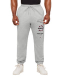 Global Lifting Graphic Pant oversized fit Light Grey Core Marl - Unmatched Kicks - GYMSHARK