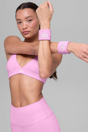 Glow Wristband (2 - Pack) - Candy Heart Pink/White - Unmatched Kicks - ALO