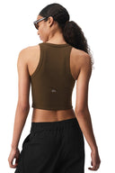 Goddess Ribbed Go - To Tank Espresso - Unmatched Kicks - ALO