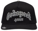Godspeed Forever Trucker Hat Black/3M Reflective - Unmatched Kicks - Godspeed Hills