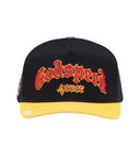 Godspeed Forever Trucker Hat Black/Yellow - Unmatched Kicks - Godspeed Hills