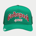 GODSPEED Forever Trucker Hat Green/RED - Unmatched Kicks - Godspeed Hills